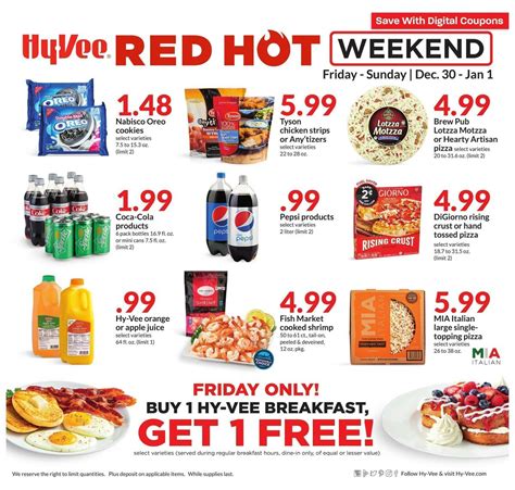 hy vee specials today.